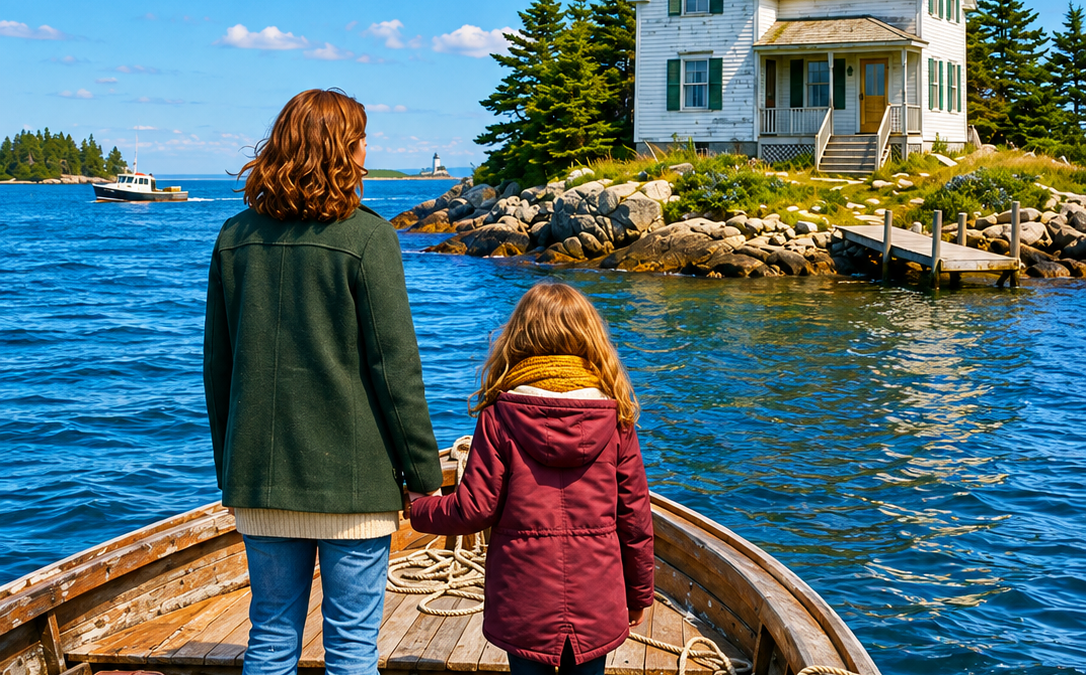 after losing her home, a single mother inherited her grandmother’s house on a lonely maine island — then her daughter found the photograph proving a dead boy had lived