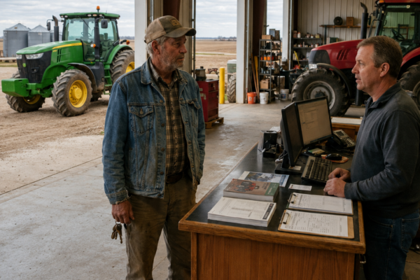 after 31 years with john deere, one six-week repair delay sent this kansas farmer into a massey ferguson dealer—and changed who he trusted with his farm