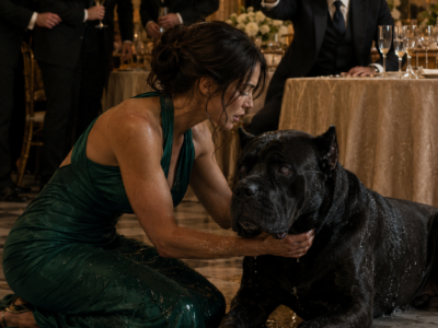 A Blind Dog Was Deliberately Doused in Champagne at a Mafia Gala—Then Dog Trainer Marla Whitcomb Calmed Him, Marcello Vieri Locked Two Hundred Guests Inside, and Rook’s Nose Began Uncovering a Betrayal That Reached Past the Don’s Godfather and Straight Into His Own Bloodline