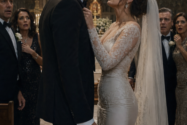 Everyone Expected Daniel Russo to Marry the Beautiful Hastings Daughter—Instead, the Mafia Boss Chose the Curvy Bookkeeper Her Family Kept Hidden, and When His Wedding Kiss Silenced the Cathedral, Penelope Revealed She Had Been Moving the Numbers That Led Him to Her All Along