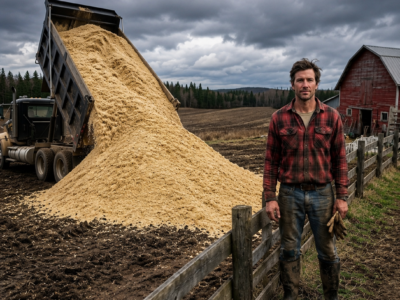 the factory dumped sawdust at his fence for twenty years and laughed at the poor farmer who kept it—until they saw the empire he had grown from their waste