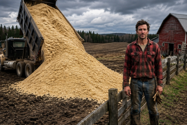 the factory dumped sawdust at his fence for twenty years and laughed at the poor farmer who kept it—until they saw the empire he had grown from their waste