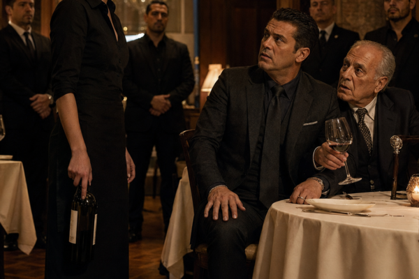 The Shy Waitress Answered the Mafia Boss’s Sicilian Father in the Dialect No One Expected—But When His Cruel Insult Turned the Room Silent, Her Five Defiant Words Made Matteo Santoro Forget She Was Supposed to Be Invisible