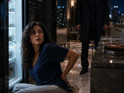 The Mafia Boss Found His Curvy Contract Wife Eating Cold Pasta Alone in the Dark—Then Her Apology Exposed What His Own Dinner Guests Had Done to Her, and the Woman Everyone Underestimated Found the Betrayal Hidden Inside His Empire