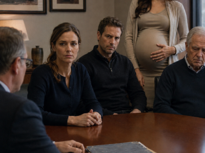 My Stepsister Announced She Was Pregnant With My Husband’s Baby Before Our Divorce Was Final. I Let My Father Call Me Bitter and Walked Out Without Arguing—Because Mum’s Old Insurance Folder Contained a Receipt That Made Her Pregnancy Timeline Impossible, and Someone in the Family Already Knew.