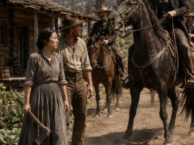 Her Father Sent the Daughter He Called “Stupid” to a Lonely Montana Cowboy Like Unwanted Property—But When a Wealthy Neighbor Offered to Buy Her Too, She Lifted a Splitting Maul and Ethan Brooks Stepped Beside Her, Not in Front, Before Saying She Belonged to No One
