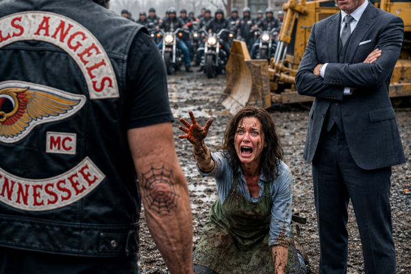 A Chain CEO Bulldozed My Late Husband’s Diner—Then 500 Bikers Appeared Over the Ridge