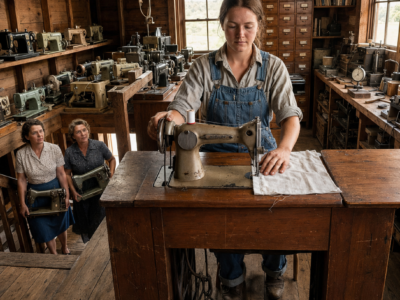They Laughed When the Girl Took Their Broken Sewing Machines — Until They Saw What Ran in the Loft