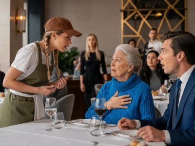 The Billionaire’s Girlfriend Called His Mother Senile and Ordered the Waitress Fired in Front of Everyone—Then One Italian Reply Made the Matriarch Ask, “Who Was Your Grandmother?”