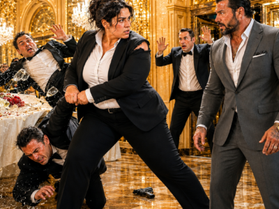 They Mocked the Plus-Size White Bodyguard at the Mafia Gala—Then Her Abusive Ex Beat Her in the Garage and the Boss Finally Saw Who She Really Was