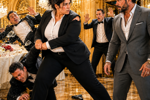 They Mocked the Plus-Size White Bodyguard at the Mafia Gala—Then Her Abusive Ex Beat Her in the Garage and the Boss Finally Saw Who She Really Was
