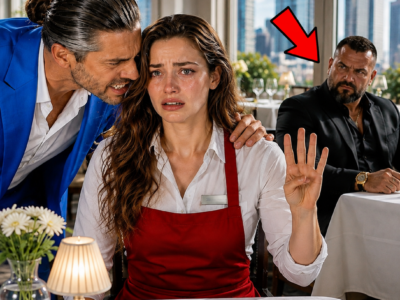 She Silently Signaled “Help” Across the Restaurant—The Feared Mafia Boss Saw Her Hand, Stood Up, and Said, “She Leaves With Me.”