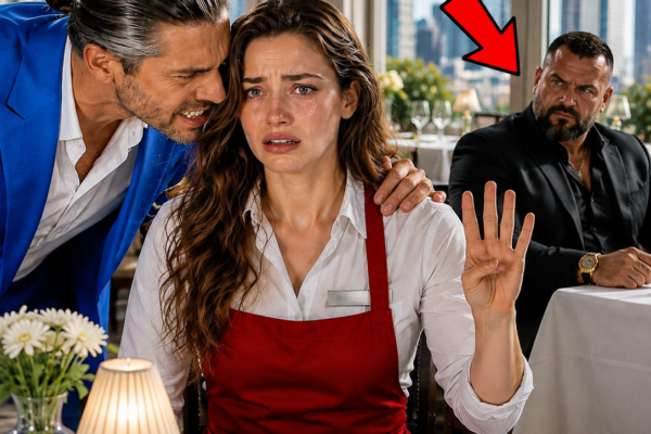 She Silently Signaled “Help” Across the Restaurant—The Feared Mafia Boss Saw Her Hand, Stood Up, and Said, “She Leaves With Me.”
