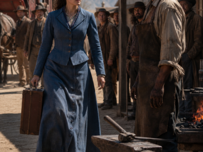 Everyone Said the Apache Blacksmith’s Mail-Order Bride Would Flee Silver Hollow—Then Clara Crossed the Street, Took Nathaniel Redfeather’s Hand Before the Watching Town, and Later Forced the Men Trying to Drive Him Out to Defend Their Judgment in the Open