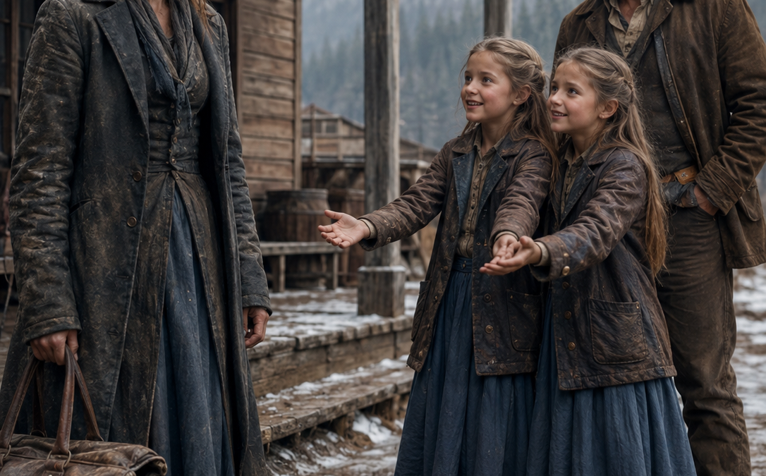 Rejected at Black Creek Station With Only a Return Ticket Left, Tessa Morgan Agreed to One Week at a Widowed Cattleman’s Ranch – Then His Twin Girls Began Calling Her Home, and Cole Barrett Asked for Something Far More Frightening Than Help