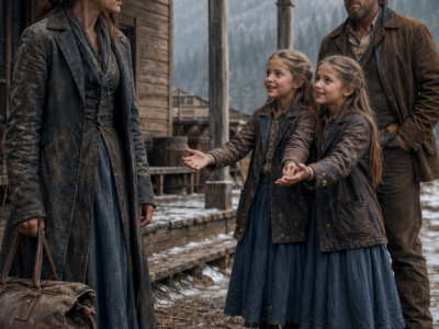 Rejected at Black Creek Station With Only a Return Ticket Left, Tessa Morgan Agreed to One Week at a Widowed Cattleman’s Ranch – Then His Twin Girls Began Calling Her Home, and Cole Barrett Asked for Something Far More Frightening Than Help