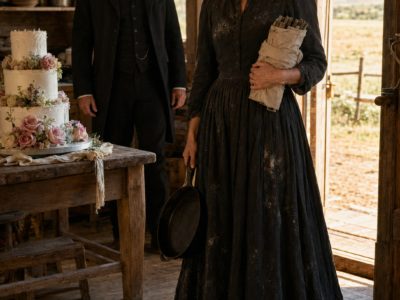The Bride Mocked Abigail Carter as the Fat Kitchen Widow Before Two Hundred Wedding Guests—Then Rancher Ethan Walker Left the Celebration, Found the Cook Packing Her Knives, and Made a Choice That Put His Marriage, His Best Grazing Land, and Both Their Futures at Risk