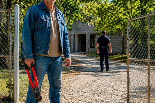  the hoa locked me out of my family’s land for twelve years—when i cut down their gate, the deputy discovered what they had buried behind it