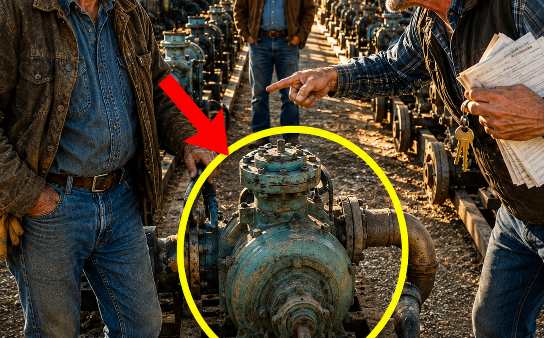 for 15 years they stacked repossessed irrigation pumps in an old farmer’s barn, but when the dealership finally closed, every forgotten machine became his—and the whole county suddenly needed them