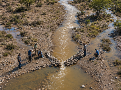 The Town Laughed When I Used Rocks to Save My Father’s Dry Farm—Then the Creek Started Running Again
