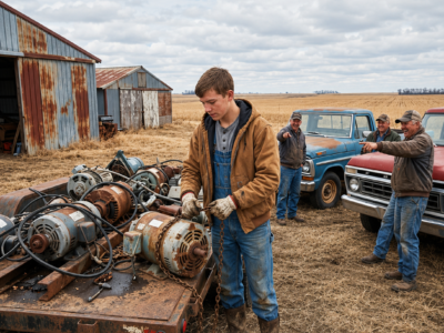 everyone laughed when the farmer’s teenage daughter hauled home their dead irrigation motors—then the worst drought in fifty years came for their land