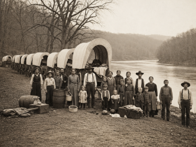 (1878, Ozark Mountains) The Disturbing Mystery of the Missing Wagon Train