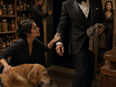 They Spilled Champagne on a Blind Dog at the Mafia Boss’s Dinner—Then Marcello Locked the Doors, and Marla Realized Rook Had Not Been Identifying a Traitor at All, but Secret Passages Someone Inside the Family Had Been Using for Months