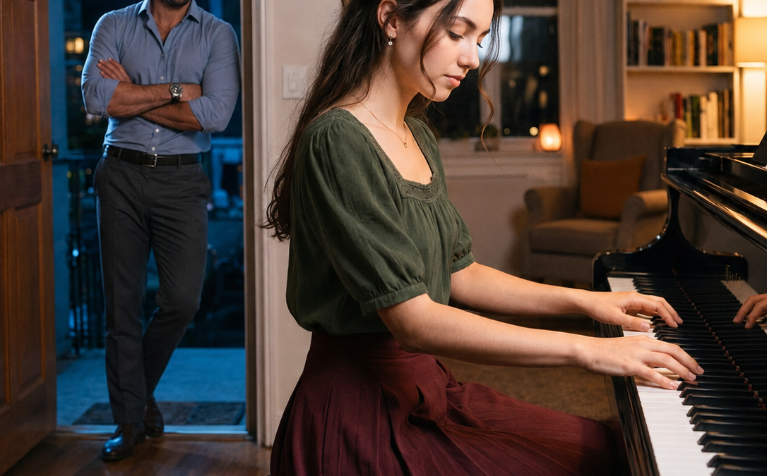 The Billionaire CEO Hated His Neighbor’s Midnight Piano—Until the Night He Needed Her Music