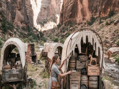 they laughed when a penniless young woman rode into the mountains—then she found six lost wagons, her father’s secret, and the land a powerful man had stolen