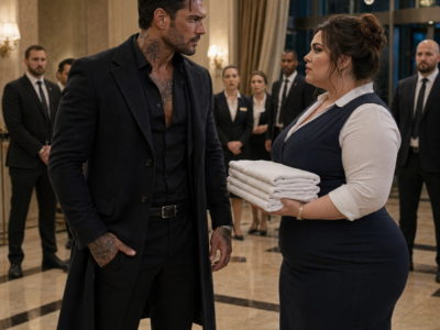 The Hotel Manager Humiliated a Plus Size Maid for Interrupting a Feared Mafia Boss, but the Moment He Saw What Was Hanging From Her Lanyard, He Asked Her…