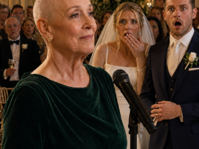 The morning of my son’s wedding, his bride locked the bathroom door, pressed electric clippers against my scalp, and shaved away the hair I had spent eighteen months growing back after chemotherapy. “Now you won’t ruin my photographs,” Vanessa whispered as pale strands fell into the sink. My son heard me crying through the door. He chose to walk away. By the time they exchanged vows that afternoon, I had already made the phone call that would cost them far more than either of them imagined.