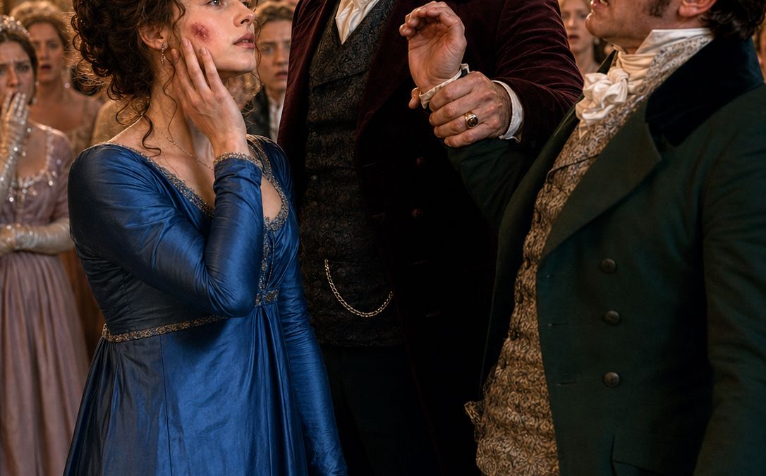 The Ballroom Watched a Nobleman Slap a Penniless Woman — Until the Duke Called Her His Wife