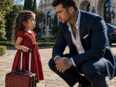 “Then I’ll disappear so Mommy can stay,” the little girl told the Mafia boss after finding her plus size mother crying, but what she left inside his locked study made him…