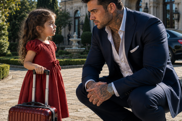 “Then I’ll disappear so Mommy can stay,” the little girl told the Mafia boss after finding her plus size mother crying, but what she left inside his locked study made him…