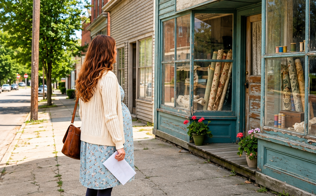 Fired and Pregnant, She Inherited Her Late Grandma’s Sewing Shop — Then She Found the Hidden Fortune