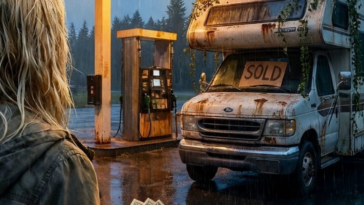 Homeless And Down To Her Last Seven Dollars, She Bought A Rusted RV Just To Survive—Then She Found A Hidden Door And Uncovered The Secret Her Father Never Intended Her To Open