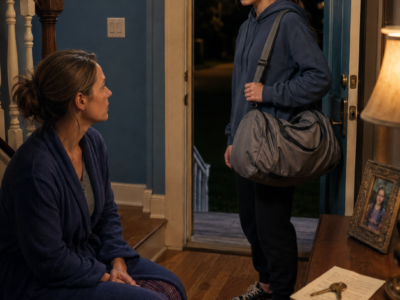 At My Dinner Table, My Mother Said, “Keep the Sweet One and Send the Older Girl Back”—Hours Later, I Found My 14-Year-Old Foster Daughter at the Front Door With Her Bag Packed, Ready to Disappear So Her Little Sister Could Stay, and I Finally Understood What My Family Had Done
