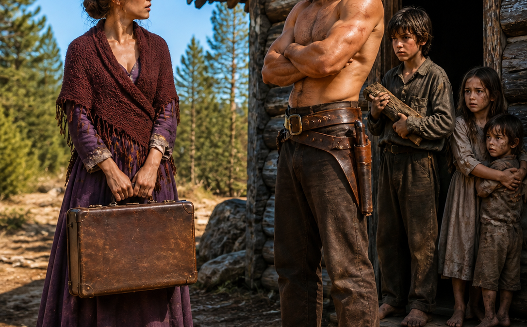 They Sent Her to a Widowed Mountain Man With 3 Children — But Her First Week Shocked the Entire Valley