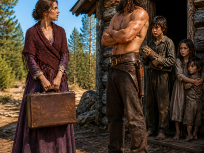 They Sent Her to a Widowed Mountain Man With 3 Children — But Her First Week Shocked the Entire Valley