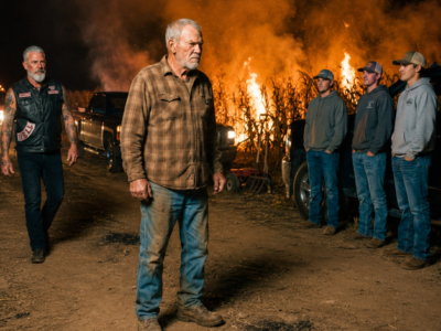 Thugs Burned My Farm to Force Me Out—Then Fifty Bikers Called Me by a Name I Had Buried for 35 Years