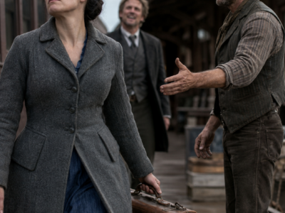 After Her Promised Groom Mocked Her Before the Whole Train Station, Evelyn Lifted Her Only Suitcase to Leave—Until a Silent Rancher Offered Her Work, a Locked Room, and One Honest Winter, Never Warning Her That Saving His Valley Would Make Walking Away Impossible