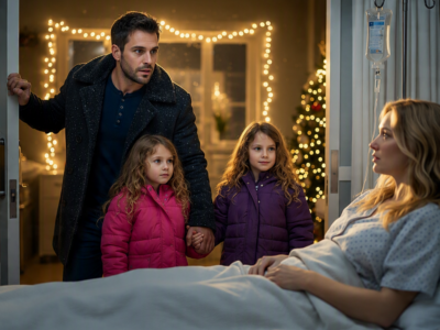 I HELPED TWO FREEZING TWIN GIRLS REACH THEIR SICK MOTHER ON CHRISTMAS NIGHT—BUT WHEN SHE SAW MY FACE, SHE CLUTCHED AN EIGHT-YEAR-OLD LETTER AND SAID MY NAME