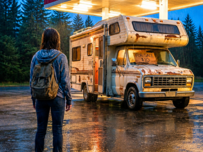 17-Year-Old Homeless Girl Spent Her Last $9 on a Rusty RV—Inside Was a Shocking Secret