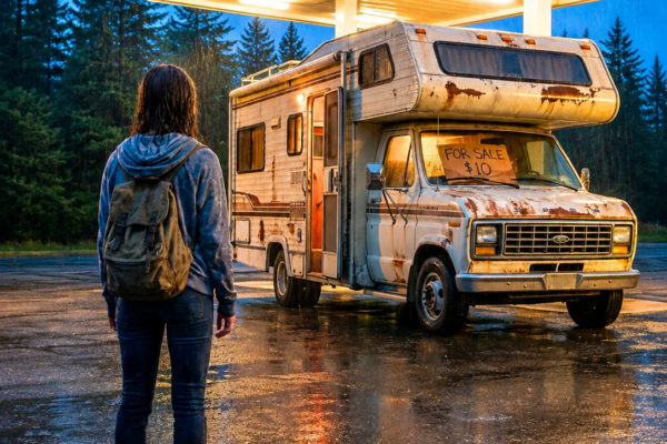 17-Year-Old Homeless Girl Spent Her Last $9 on a Rusty RV—Inside Was a Shocking Secret