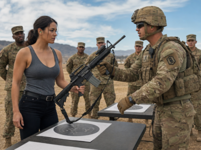 They Mocked Her Rifle, Her Rank, Even the Case She Carried It In, Until a Navy SEAL Recognized One Tiny Detail and Slowly Walked Toward Her Without Saying Why…