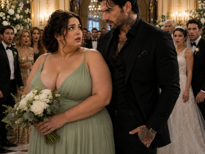 Her family humiliated the plus size bridesmaid all night, until a Mafia boss crashed the wedding, saw the brass key in her hand, and quietly asked, “Who told you where to find that?”…