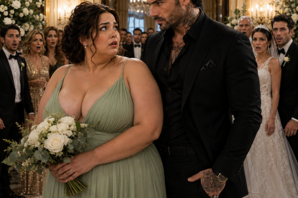 Her family humiliated the plus size bridesmaid all night, until a Mafia boss crashed the wedding, saw the brass key in her hand, and quietly asked, “Who told you where to find that?”…