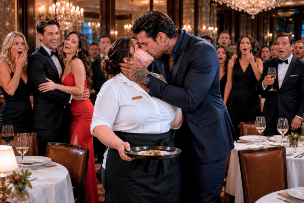 Everyone Mocked the Curvy Waitress When Her Cruel Ex Asked Who Could Ever Love Her—Until the City’s Most Feared Mafia Boss Crossed the Restaurant, Kissed Her Before Everyone, and Revealed Why He Had Been Watching Her for Months