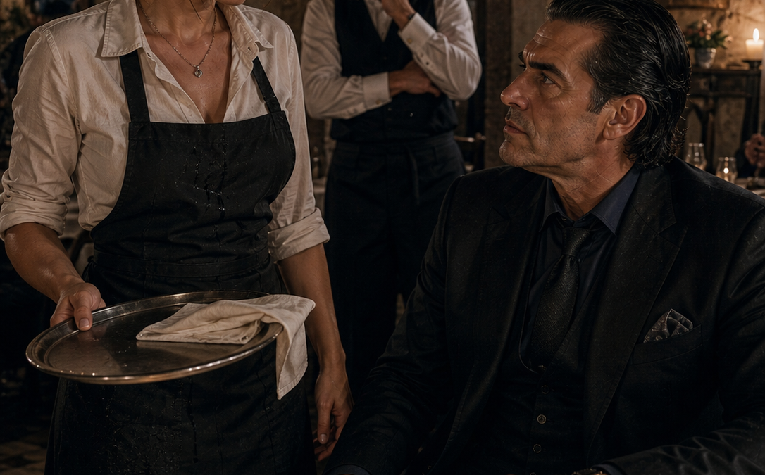 Sicily’s Most Feared Mafia Boss Had Spent Three Years Refusing Love—Until a Young American Waitress Spilled Wine Across His Table, Challenged the Protection He Mistook for Control, and Forced Him to Decide Whether Keeping Her Safe Was Worth Changing the Life That Had Already Cost Him His Son
