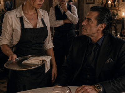 Sicily’s Most Feared Mafia Boss Had Spent Three Years Refusing Love—Until a Young American Waitress Spilled Wine Across His Table, Challenged the Protection He Mistook for Control, and Forced Him to Decide Whether Keeping Her Safe Was Worth Changing the Life That Had Already Cost Him His Son